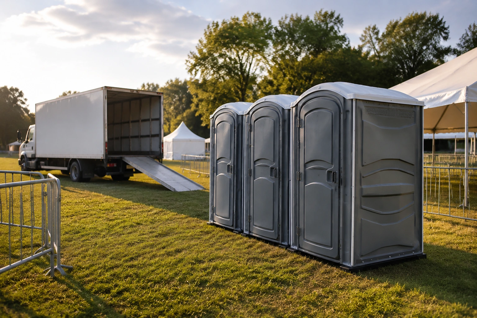 Portable restroom rental planning for Collierville, TN